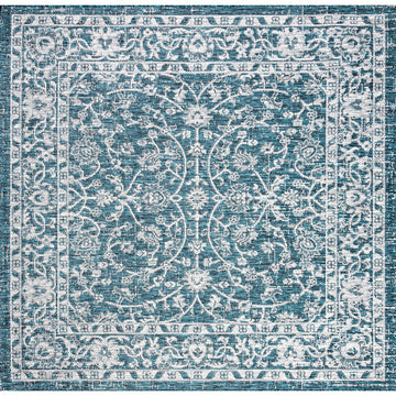 Palazzo Vine And Border Textured Weave Indoor/outdoor Area Rug